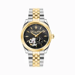 Shop Automatikuhr mit 36 mm und Lilienemblem in Bicolour Damen Uhren|Damenuhren